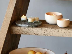 Grüne Erde Glaseinsatz für Teelichter