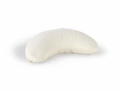 Grüne Erde Halbmondkissen, 44 x 22 cm, Überzug: 100 % Baumwolle, Füllung: Bio-Dinkelspelzen, GOTS, NATURTEXTIL BEST