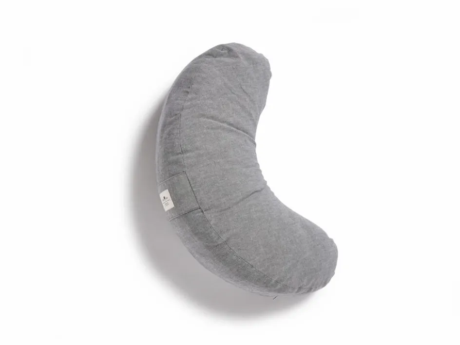 Grüne Erde Halbmondkissen-Überzug, 44 x 22 cm, , 100 % Baumwolle, GOTS, NATURTEXTIL BEST