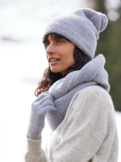 Grüne Erde Handschuhe aus Alpakawolle, , one size