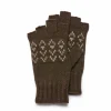 Grüne Erde Handschuhe aus Yakwolle, 67 espresso, one size