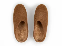 Grüne Erde Hausschuh Amale, , Größe 38/39, 100 % Schurwolle (Schaf) mit pflanzlich gegerbter Ledersohle