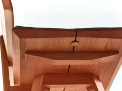 Grüne Erde Holzbank Mirato, L 180 x T 53,5 x H inkl. RL 83,3 cm, Banklänge 180 cm, mit Rückenlehne,