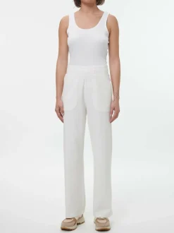 Grüne Erde Hose aus Bio Baumwolle/Hanf, 11 weiß, 42, GOTS