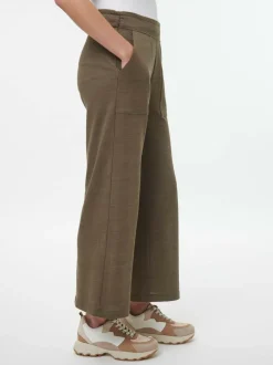 Grüne Erde Hose aus Bio Leinen/Baumwolle, , 38, GOTS