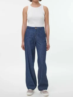 Grüne Erde Hose aus Bio-Baumwolle, 36 dark denim, 38, GOTS