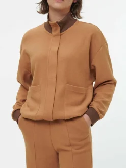 Grüne Erde Jacke aus Bio-Baumwolle, 57 zimt, S, GOTS