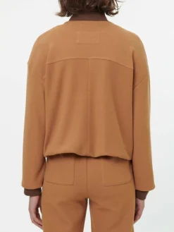 Grüne Erde Jacke aus Bio-Baumwolle, 57 zimt, S, GOTS