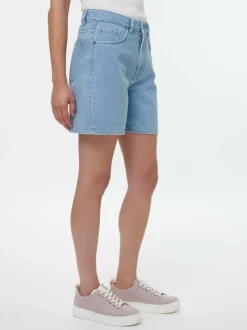 Grüne Erde Jeansshorts aus Bio-Baumwolle, 34 light blue denim, 36, GOTS
