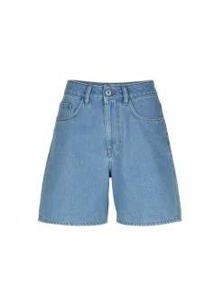 Grüne Erde Jeansshorts aus Bio-Baumwolle, 34 light blue denim, 36, GOTS