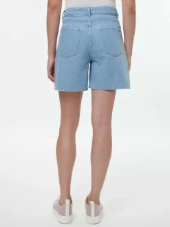 Grüne Erde Jeansshorts aus Bio-Baumwolle, 34 light blue denim, 38, GOTS