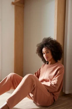 Grüne Erde Jogginghose aus Bio-Baumwolle, 61 sienna, 38, GOTS