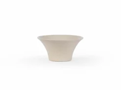 Grüne Erde Kerzenständer oder Räucherschale, creme, ø 8,5 cm