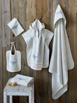 Grüne Erde Kinder-Handbürste mit Hasenmotiv, Buchenholz, ca. 5,5 x 3 cm