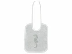 Kinder Grüne Erde Kinder-Lätzchen Seepferdchen, , 32 x 26 cm, 100 % Baumwolle, GOTS