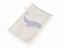 Kinder Grüne Erde Kinder-Waschhandschuh Wal, , 17 x 24 cm, 100 % Baumwolle, GOTS