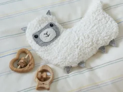 Grüne Erde Kirschkern-Wärmekissen, Anouk das Alpaka, ca. 30 cm, Überzug: 100 % Baumwolle, Baumwolle kbA, Füllung: 100 % Kirschkerne