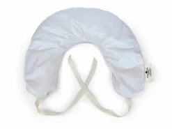 Grüne Erde Kirschkern-Wärmekissen, halbmondförmig, 29 x 34 cm, Bezug: 100 % Baumwolle, Baumwolle kbA, Füllung: 100 % Kirschkerne