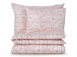 Grüne Erde Kissenüberzug CALLA, granatapfel, 40 x 60 cm, 100 % Baumwolle, Satin, GOTS