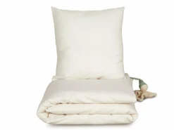Kinder Grüne Erde Kissenüberzug ILVA, natur hell, 40 x 40 cm, 100 % Baumwolle, Flanell, GOTS