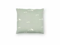 Kinder Grüne Erde Kissenüberzug MIMI, hellgrün, 40 x 40 cm, 100 % Baumwolle, Satin, GOTS