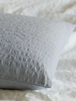 Grüne Erde Kissenüberzug ORLANDO, , 40 x 60 cm, 60 % Leinen/40 % Baumwolle, Seersucker, GOTS