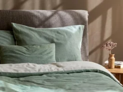 Grüne Erde Kissenüberzug VIGO, , 40 x 60 cm, 100 % Baumwolle, Edelflanell, GOTS