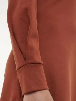 Grüne Erde Kleid aus Bio Baumwolle, 76 mahagoni, 38, GOTS