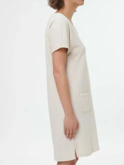 Grüne Erde Kleid aus Bio Baumwolle/Hanf, 13 undyed, 38, GOTS