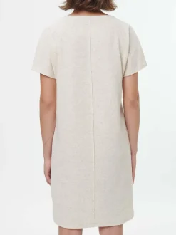 Grüne Erde Kleid aus Bio Baumwolle/Hanf, 13 undyed, 38, GOTS