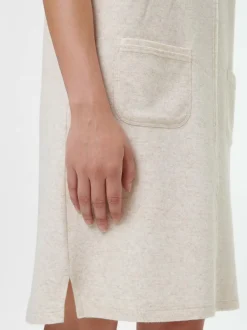 Grüne Erde Kleid aus Bio Baumwolle/Hanf, 13 undyed, 38, GOTS
