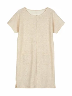 Grüne Erde Kleid aus Bio Baumwolle/Hanf, 13 undyed, 38, GOTS