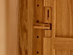 Grüne Erde Kleiderschrank Tenso 4-türig, Wollstoff Tano Natur (79),