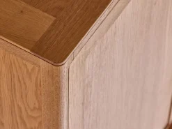 Grüne Erde Kleiderschrank Tenso 4-türig, Wollstoff Tano Natur (79),