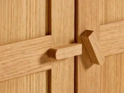 Grüne Erde Kleiderschrank Tenso, 2-türig, Holz,