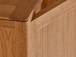 Grüne Erde Kleiderschrank Tenso, 4-türig, Holz,