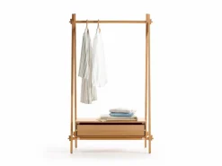 Grüne Erde Kleiderständer Jukai Pur, mit Box und Lade,