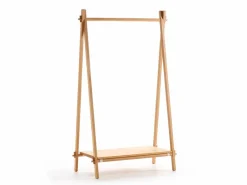 Grüne Erde Kleiderständer Jukai Pur, mit Ablageboard,