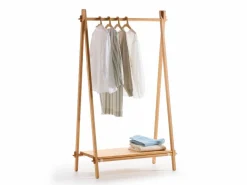 Grüne Erde Kleiderständer Jukai Pur, mit Ablageboard,