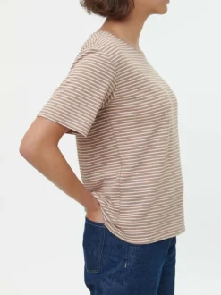 Grüne Erde Kurzarmshirt aus Bio Leinen/Baumwolle, , 38, GOTS