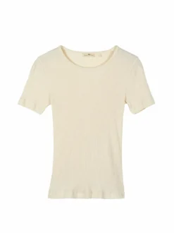 Grüne Erde Kurzarmshirt Rippe, , L, GOTS