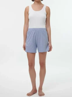 Grüne Erde Kurze Schlafhose aus Bio-Baumwolle, , XS, GOTS