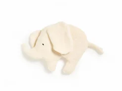 Grüne Erde Kuschelkissen Elefant Emil, ca. 26 cm, 100 % Baumwolle, GOTS, VEGAN