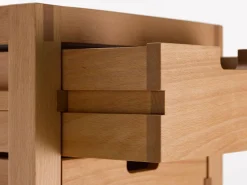 Grüne Erde Ladenschrank Quint inkl. 6 Laden, B 34 x T 70 x H 72 cm, Tiefe 70 cm,