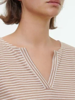 Grüne Erde Langarmshirt aus Bio Leinen/Baumwolle, , 38, GOTS