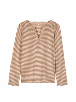 Grüne Erde Langarmshirt aus Bio Leinen/Baumwolle, , 38, GOTS