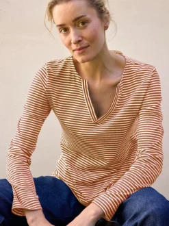 Grüne Erde Langarmshirt aus Bio Leinen/Baumwolle, , 38, GOTS