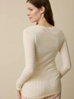 Grüne Erde Langarmshirt aus Bio Wolle, , L, GOTS