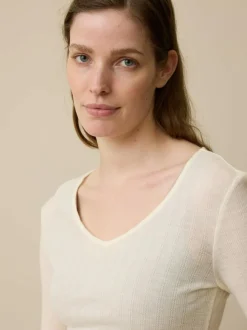 Grüne Erde Langarmshirt aus Bio Wolle, , L, GOTS