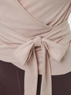 Grüne Erde Langarm-Wickelshirt aus Bio Baumwolle/Hanf, , 44, GOTS